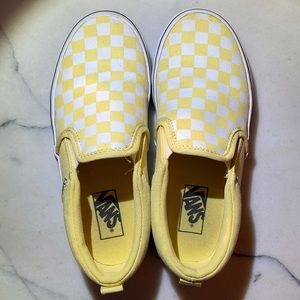 Vans Asher Checkboard Gldnhazewht size 1.0